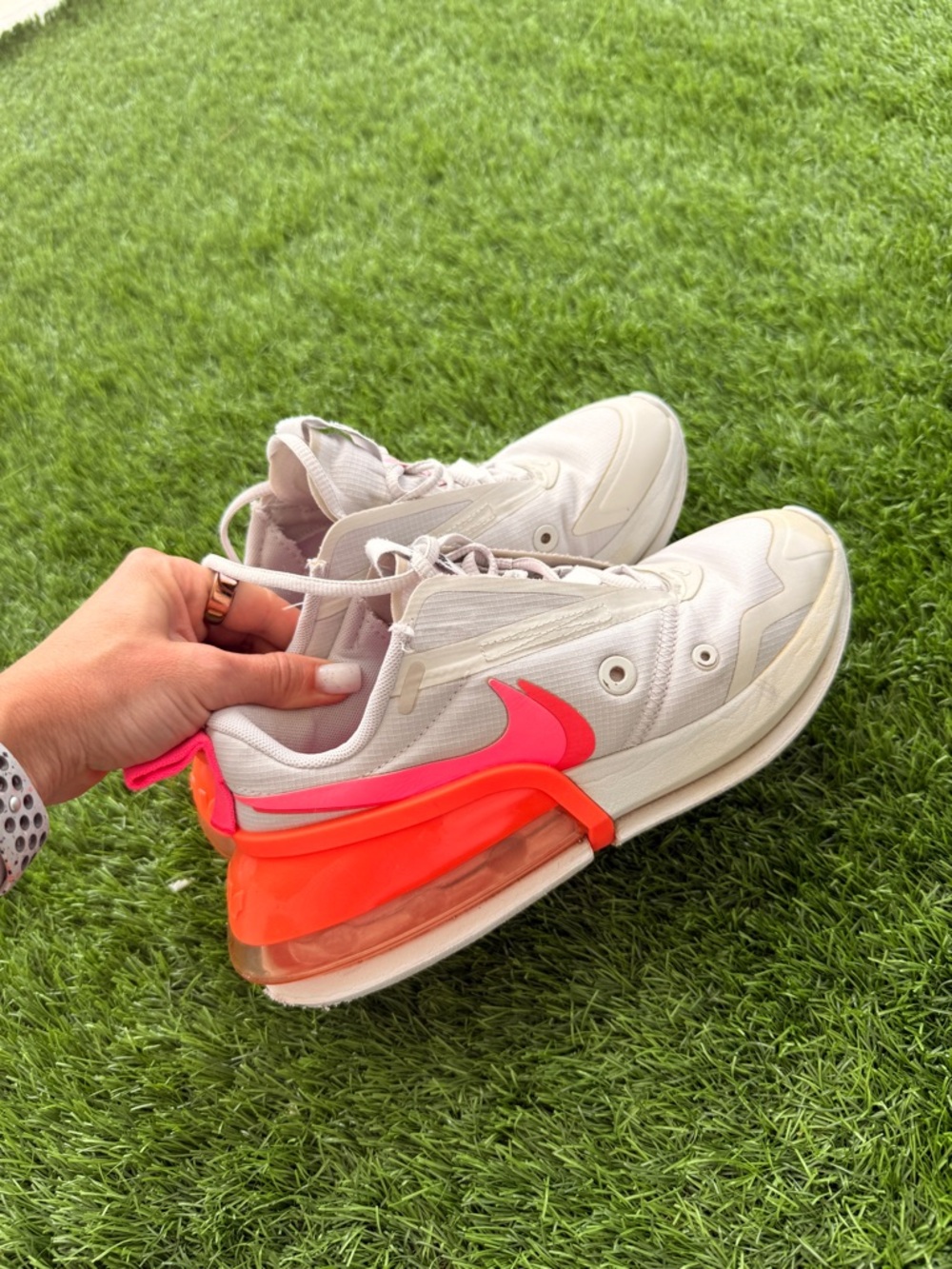 Nike Air Women’s with Neon Pink and Orange Heel